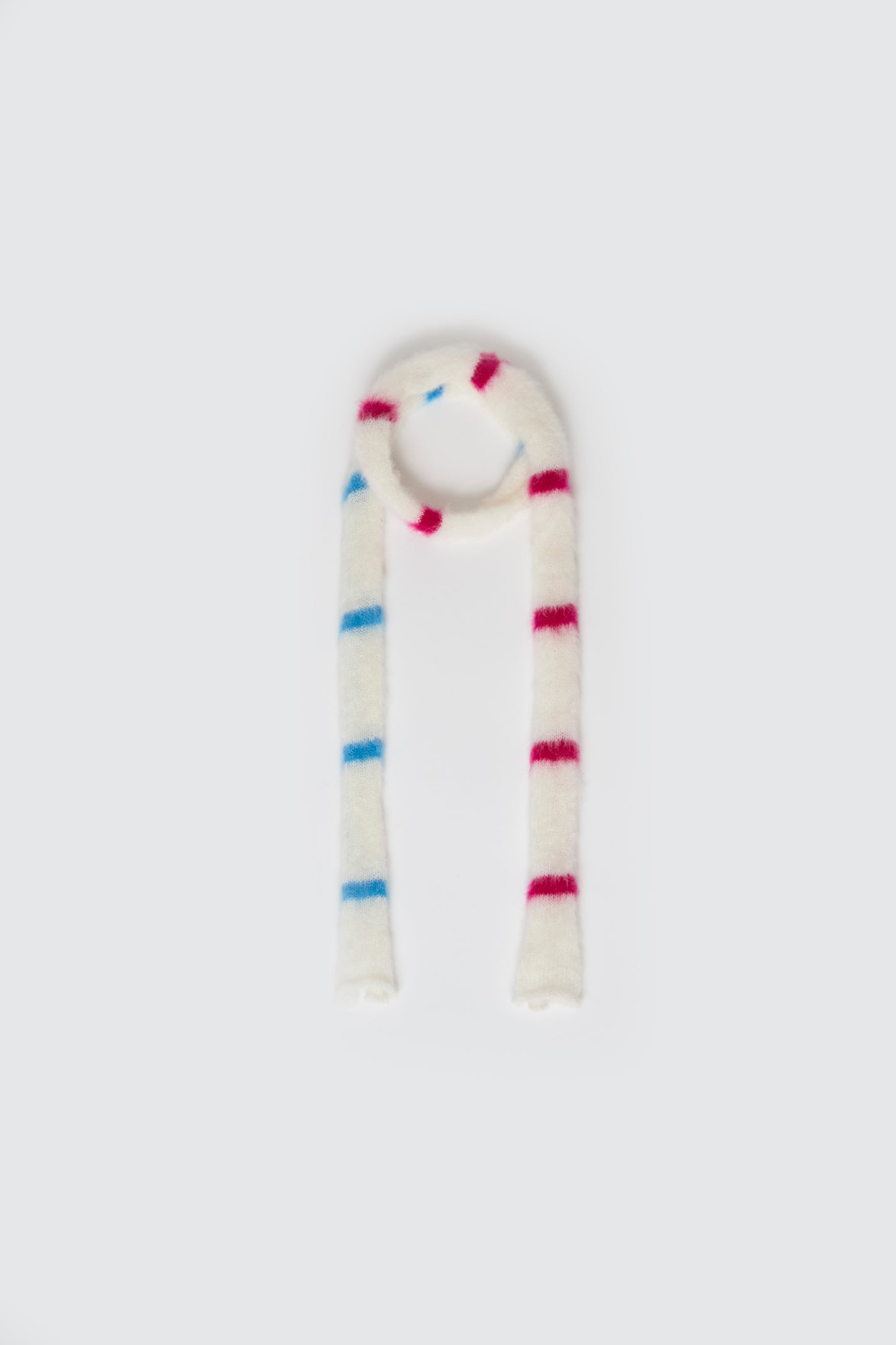 X Scarf - White Pink/Blue